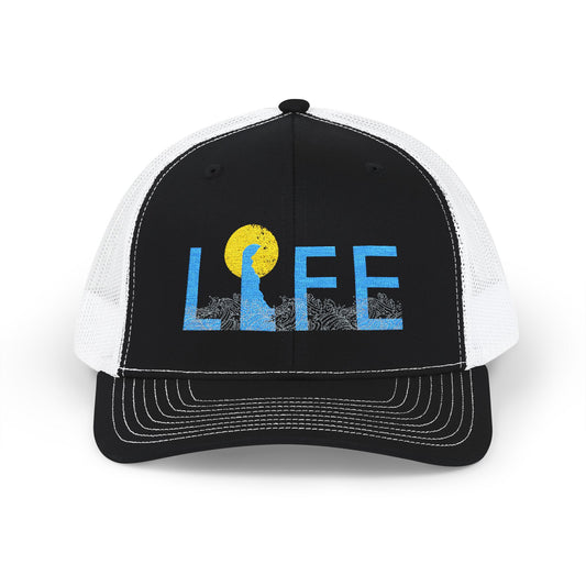 Copy of Delaware Salt Water Fun Nostalgic Snapback Trucker Cap