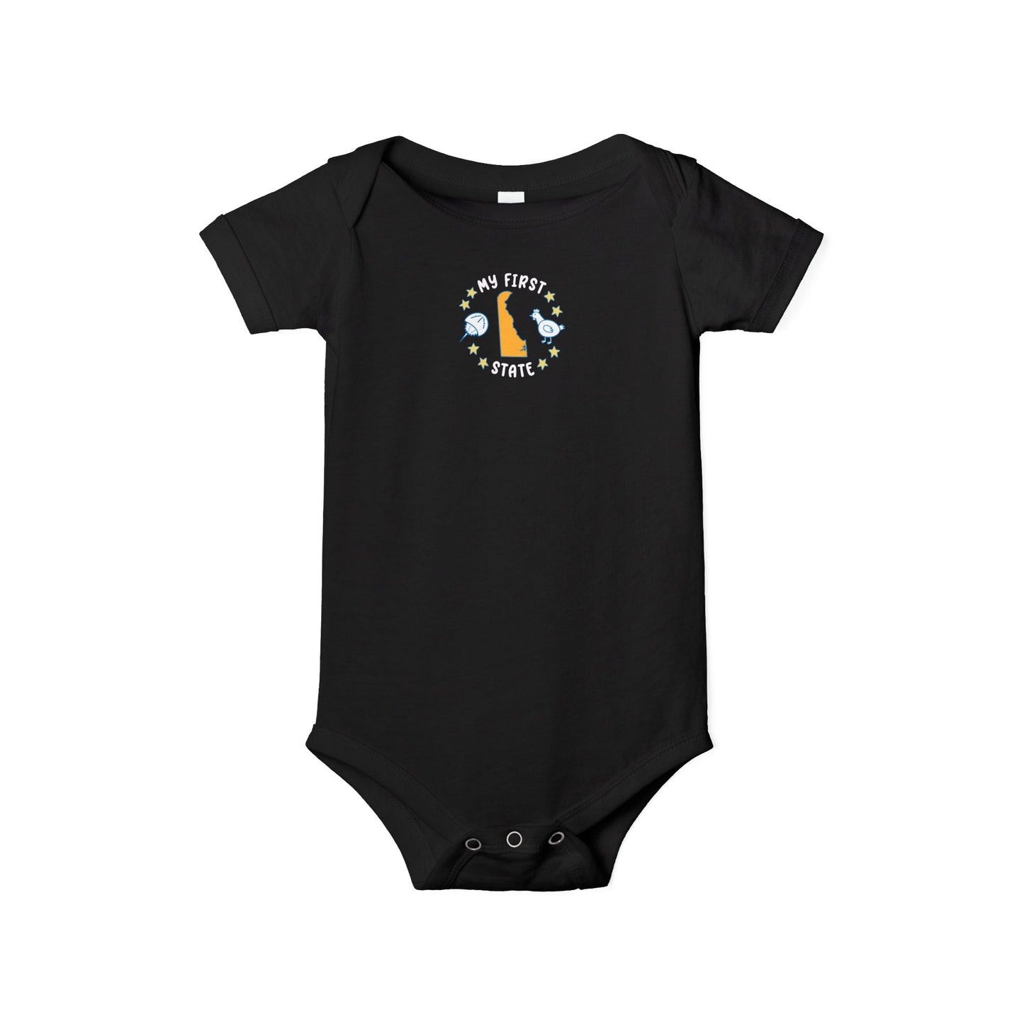 My First State Cute Delaware Baby Onesie