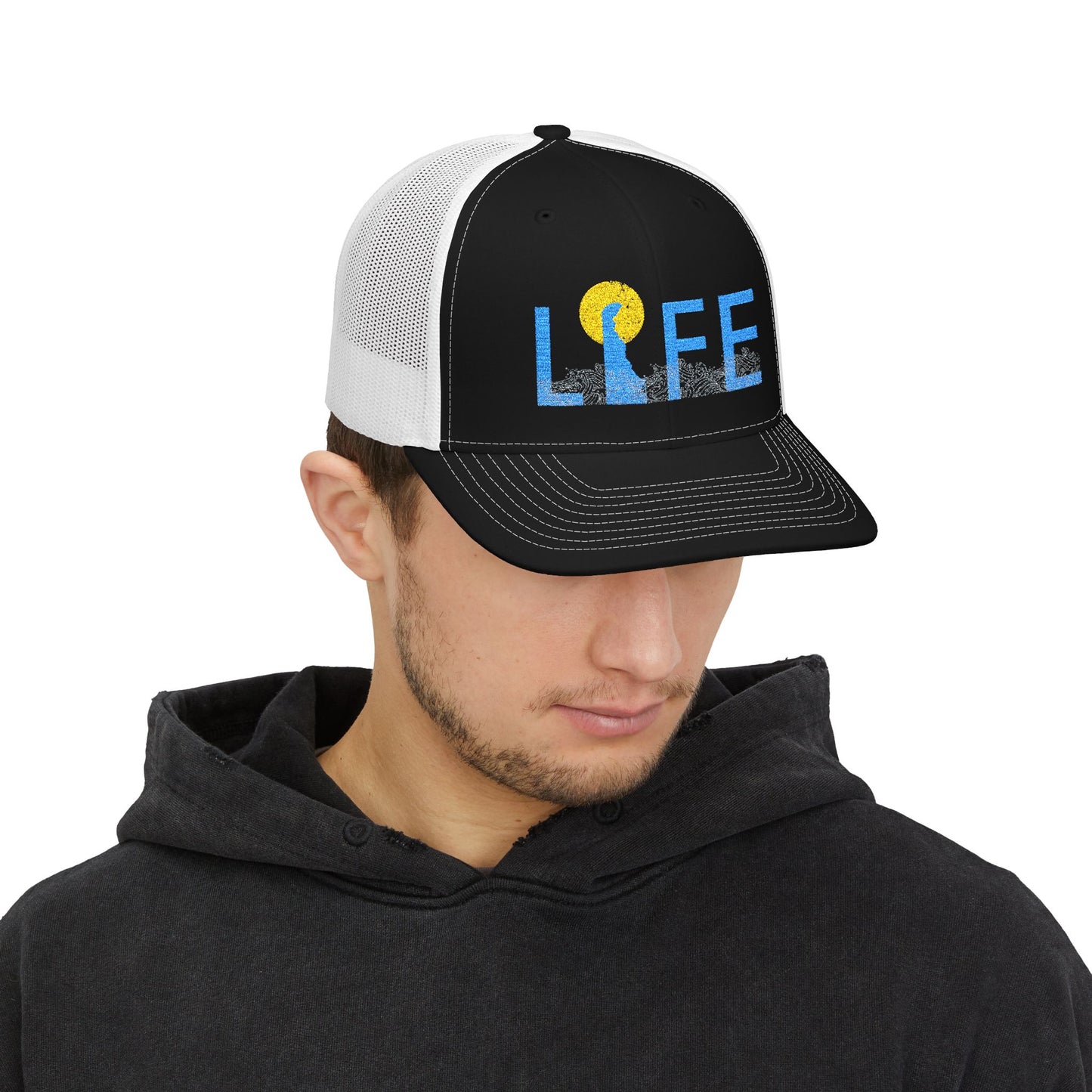 Copy of Delaware Salt Water Fun Nostalgic Snapback Trucker Cap