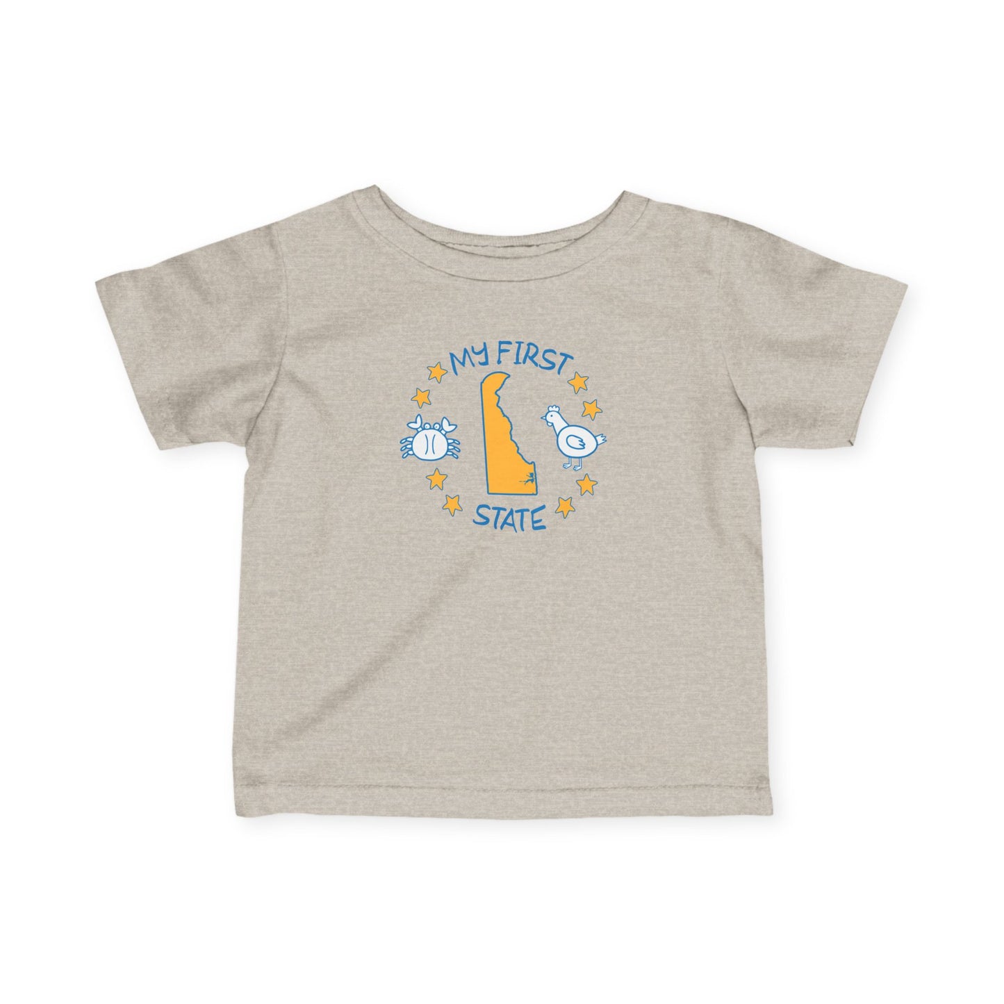 Delaware "My First State" Infant Tee, Baby Shirt