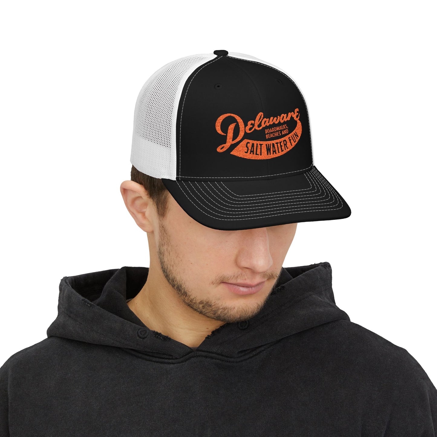 Delaware Salt Water Fun Snapback Trucker Cap