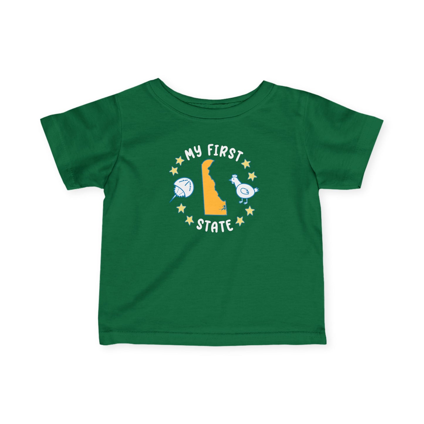 Delaware "My First State" Infant Tee, Baby Shirt