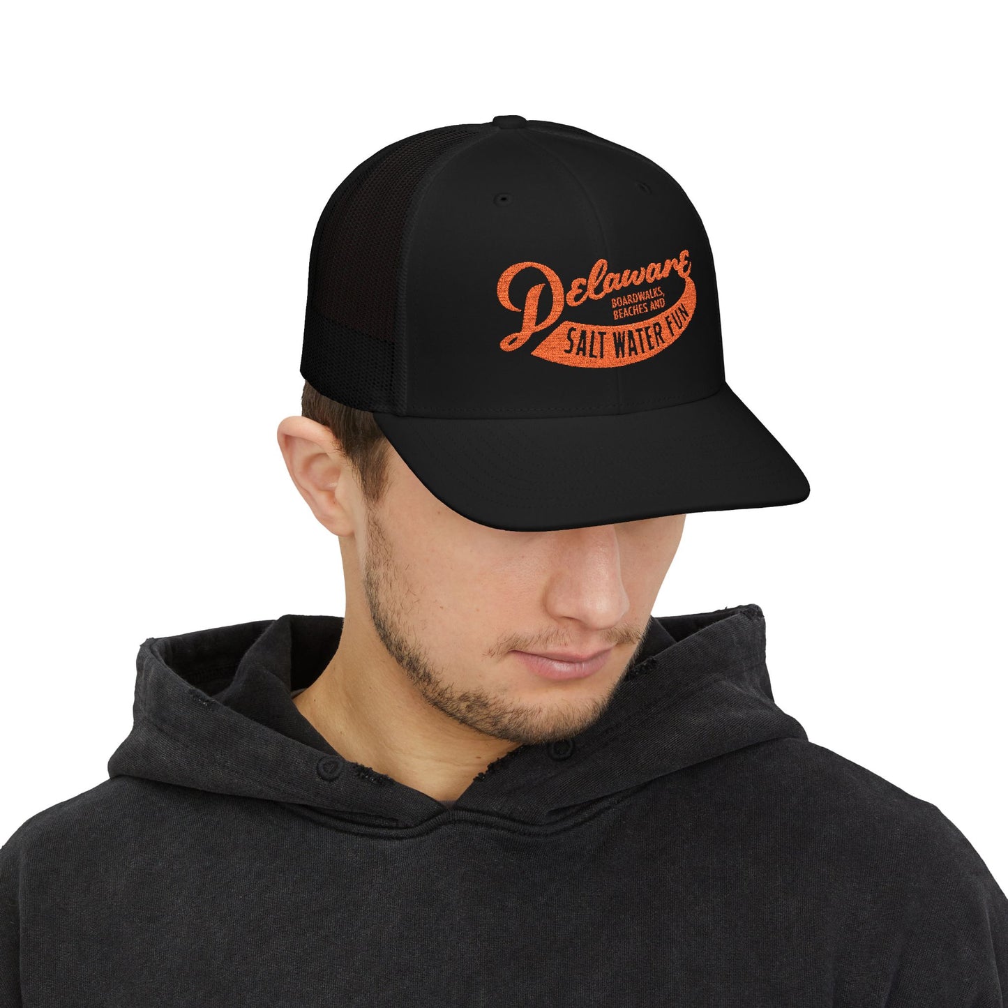 Delaware Salt Water Fun Snapback Trucker Cap