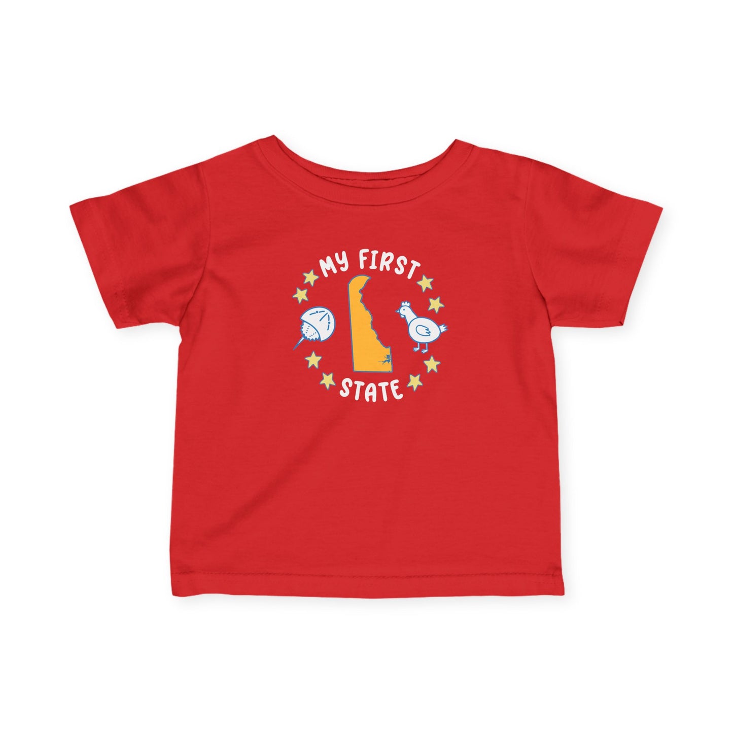 Delaware "My First State" Infant Tee, Baby Shirt