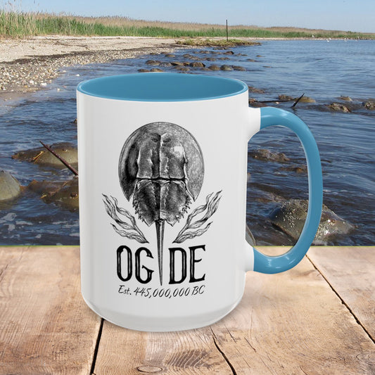 OG DE Horse Shoe Crab Coffee Mug (11oz or 15oz)