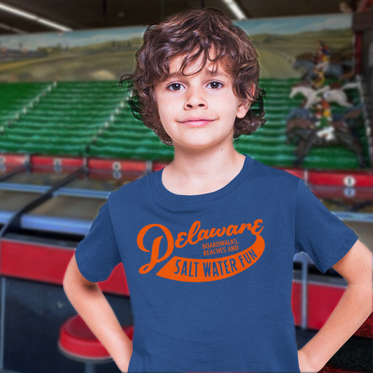 Kids Delaware Salt Water Fun Graphic Tee